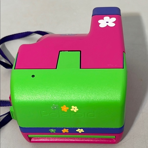 Barbie Mattel 1999 Polaroid Pink and Green Instant Camera In Box - Picture 4 of 16